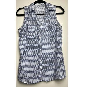 Express Portofino Sleeveless Blouse Size Small